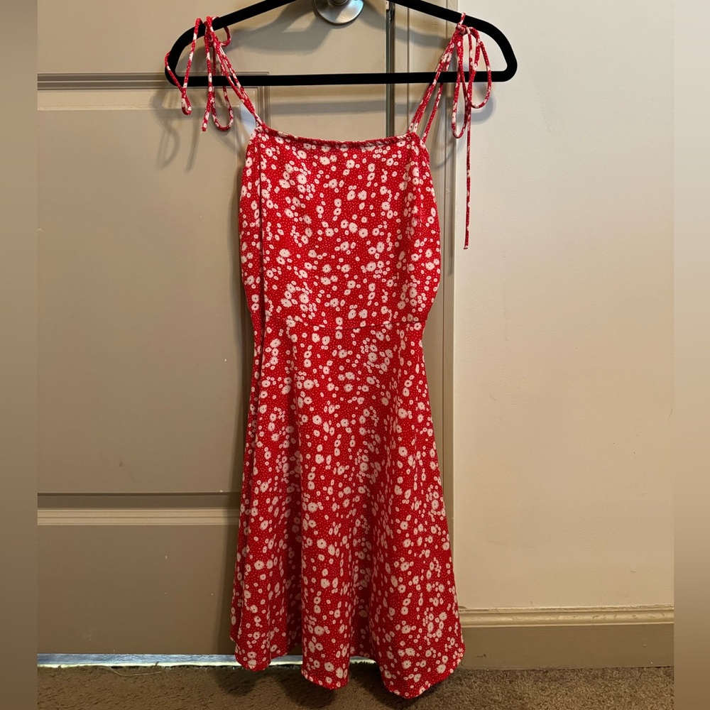 Tie-Strap Mini Dress